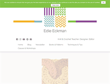 Tablet Screenshot of edieeckman.com